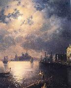Ivan Aivazovsky Byron in Venice oil painting